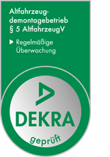 DEKRA Altfahrzeugdemontagebetrieb